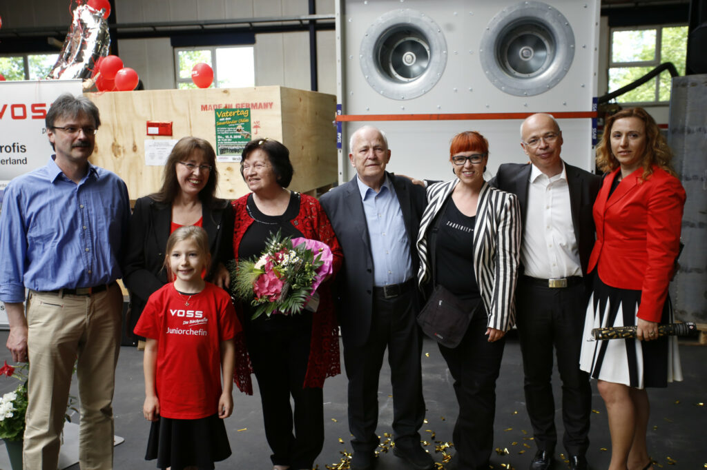 Familie Voss/Kleine. In der Mitte Firmengründer Heinz Voss und seine Frau Doris.
Foto: Sabrinity