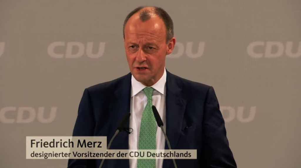 Friedrich Merz - Vorsitzender der CDU Deutschland